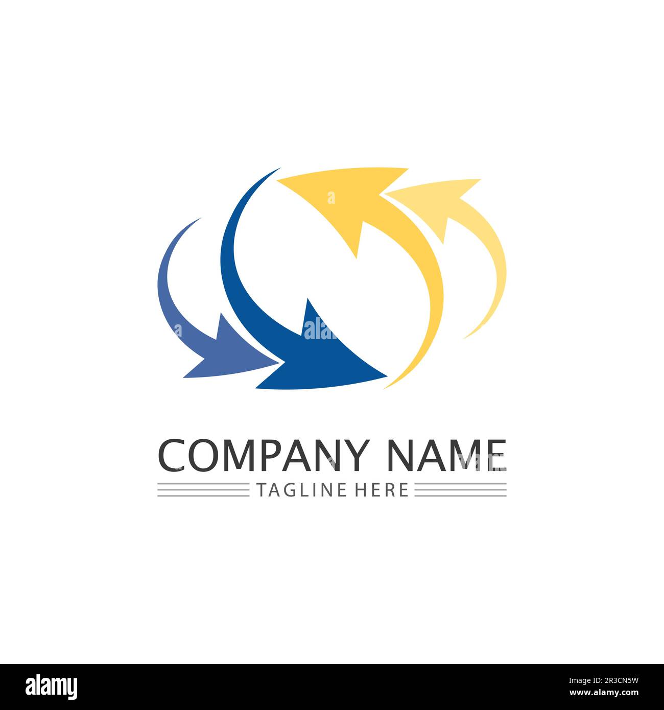 Arrow vector illustration icon Logo Template design Stock Vector Image ...