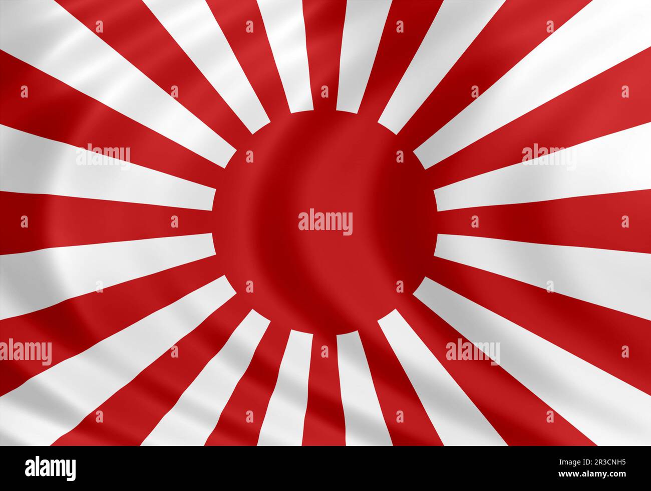 War flag of Imperial Japanese Army 1868-1945 Stock Photo