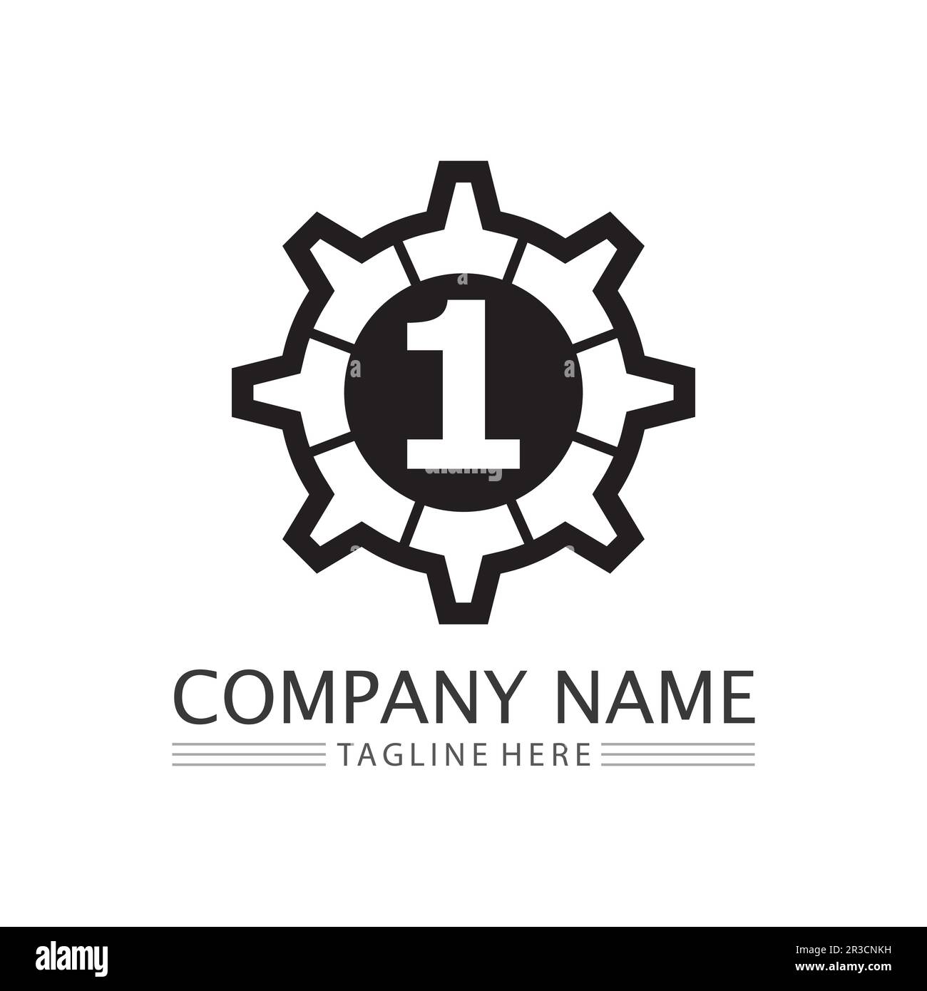 Gear Logo Template vector icon illustration design Stock Vector
