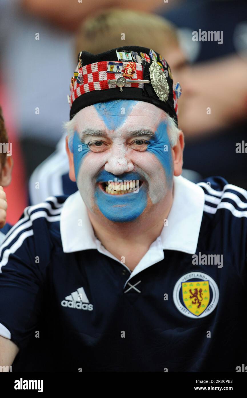 Scotland Fans 2013England V Scotland (3-2) International Friendly  at Wembley Stadium 14/08/13, Credit:. / Avalon Stock Photo