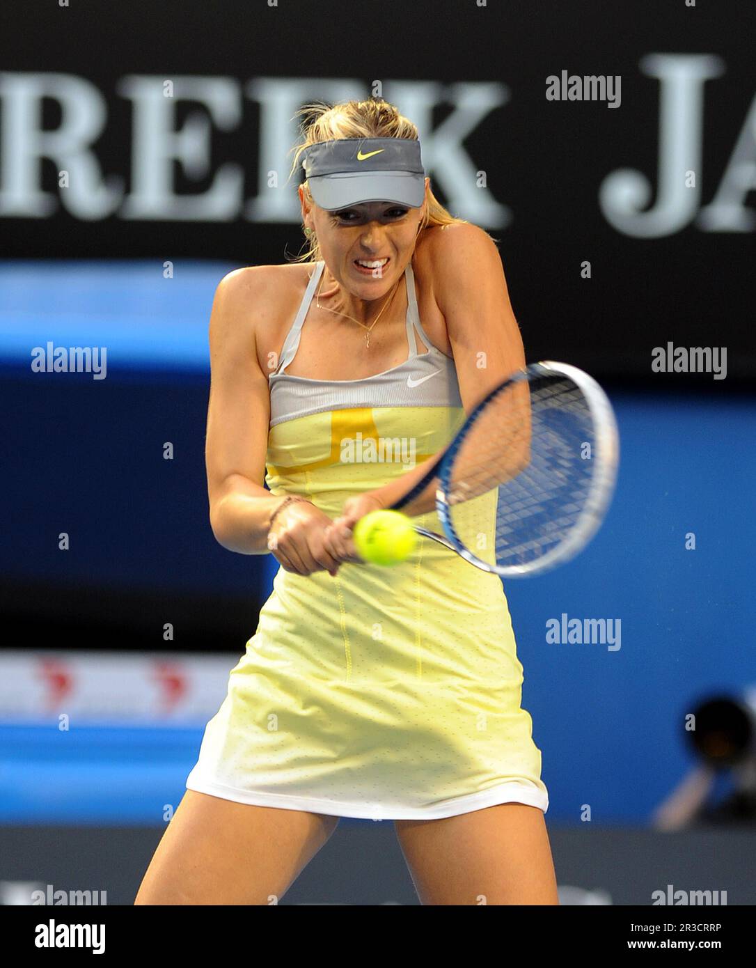 Maria Sharapova (RUS) in third round matchAustralian Open 2013 Friday ...