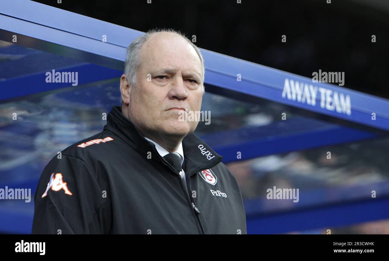 Fulham's Manager Martin Jol prior to the gameQueens Park Rangers 15/12/12 Queens Park Rangers V Fulham 15/12/12 The Premier League Photo: Richard Wash Stock Photo