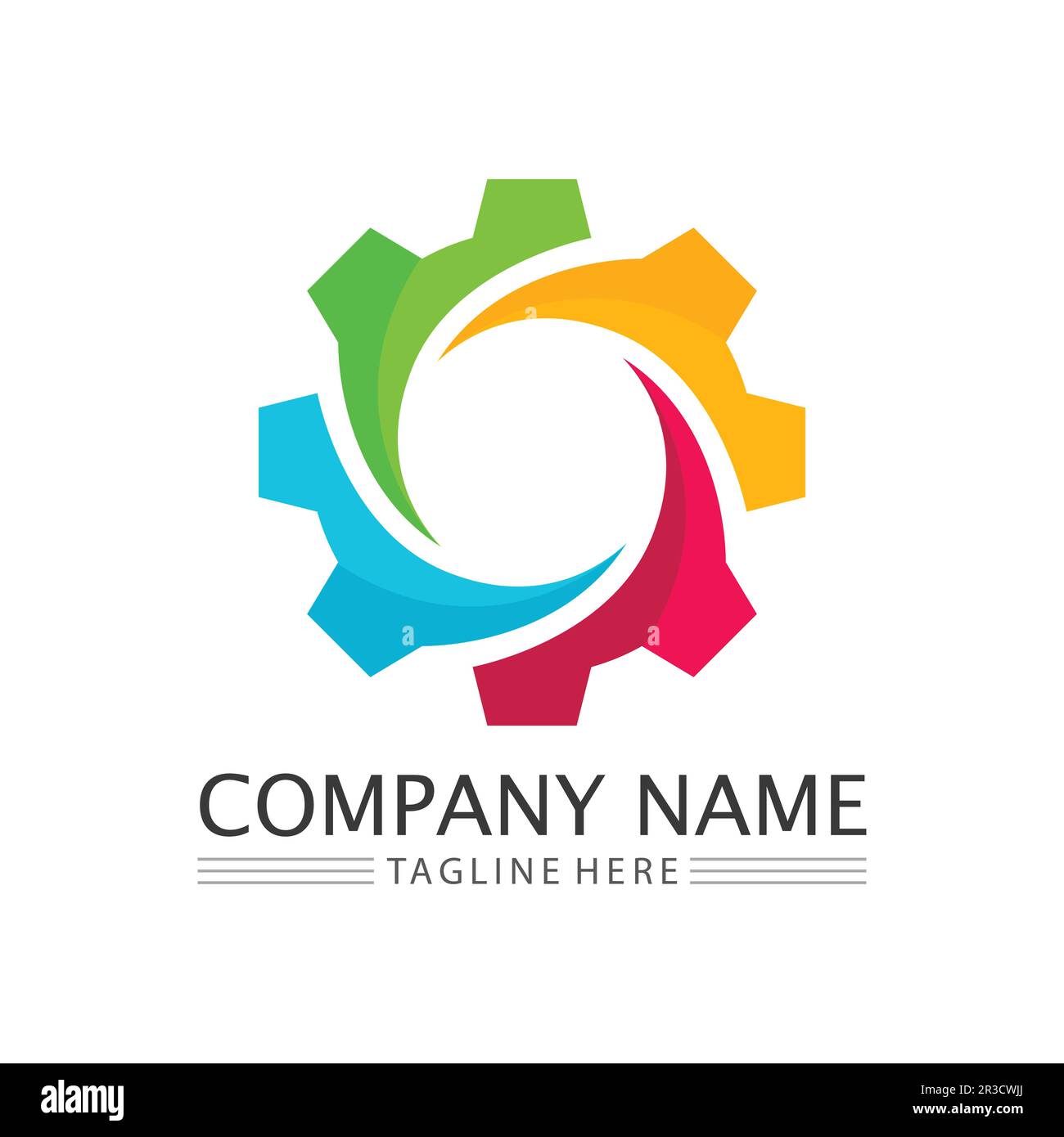 Gear Logo Template vector icon illustration design Stock Vector Image & Art  - Alamy