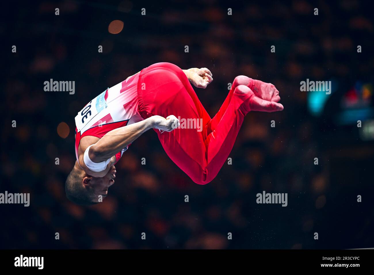HAILE GEBRE participating in the 2022 Munich European Gymnastics