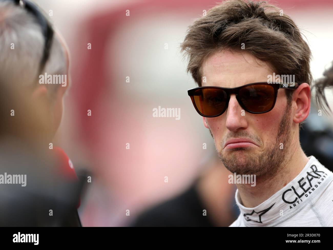 Romain Grosjean (FRA), Lotus F1 Team 20.04.2013. Formula 1 World Championship, Rd 4, Bahrain Grand Prix, Sakhir, Bahrain, Qualifying Day, Credit:FOTOS Stock Photo