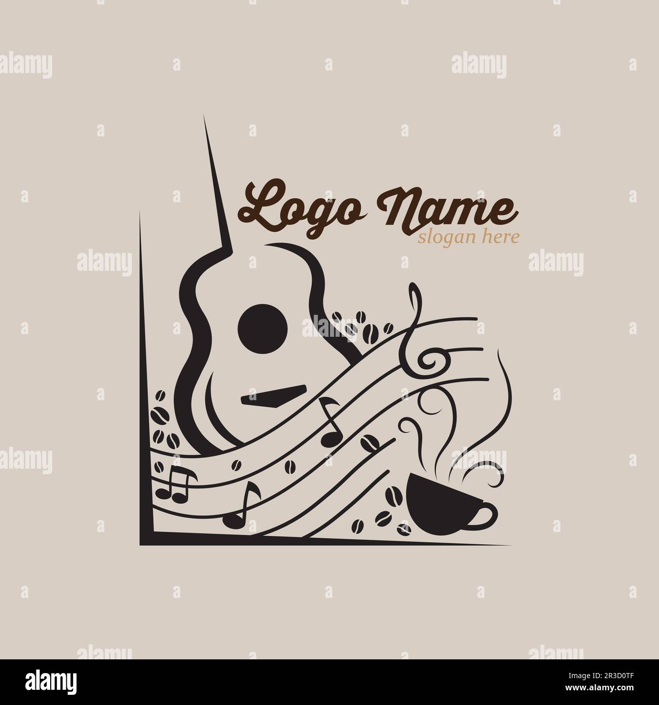 Coffee cup Logo Template vector icon design Stock Vector