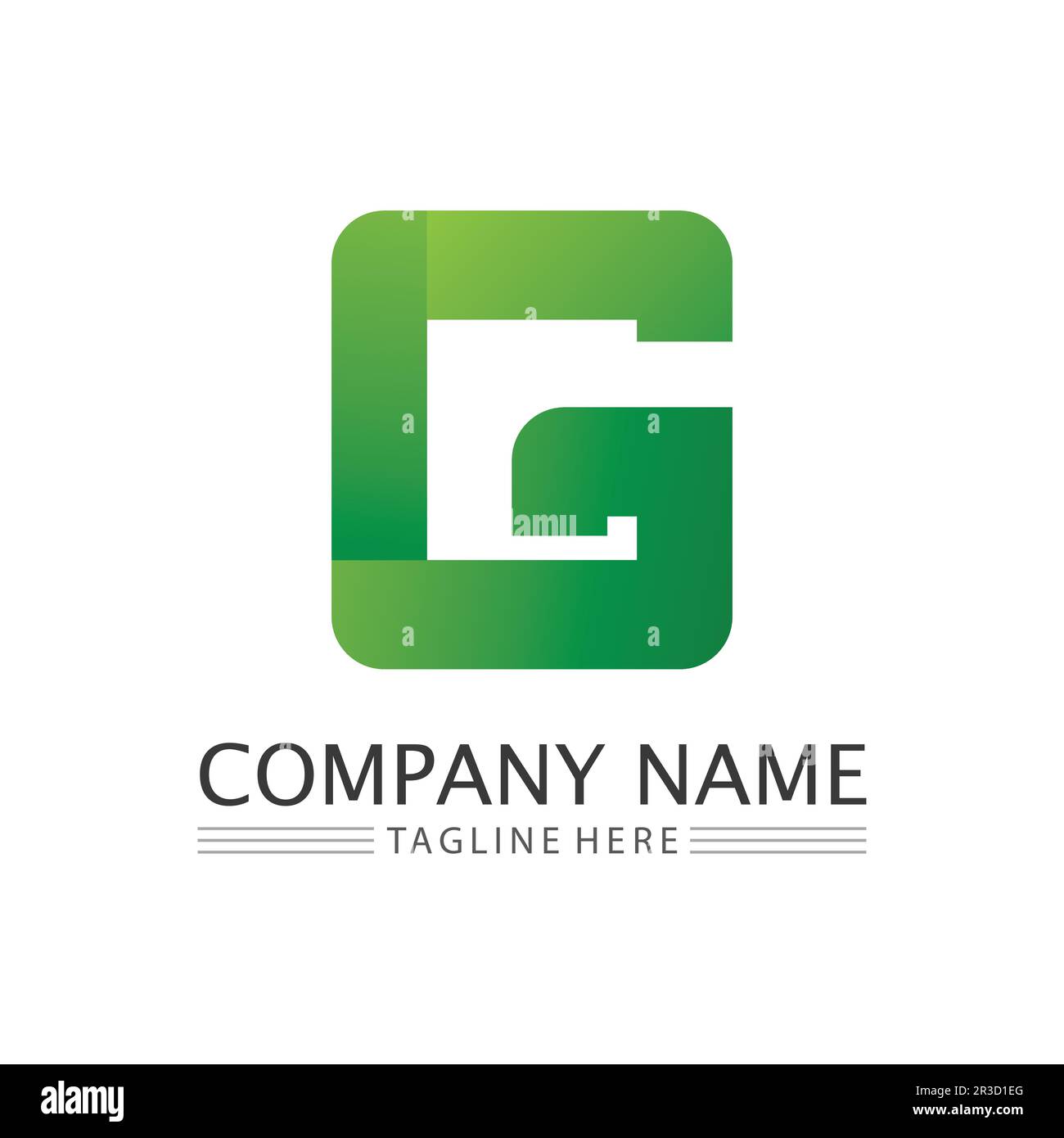 G Letter vector illustration icon Logo Template design Stock Vector