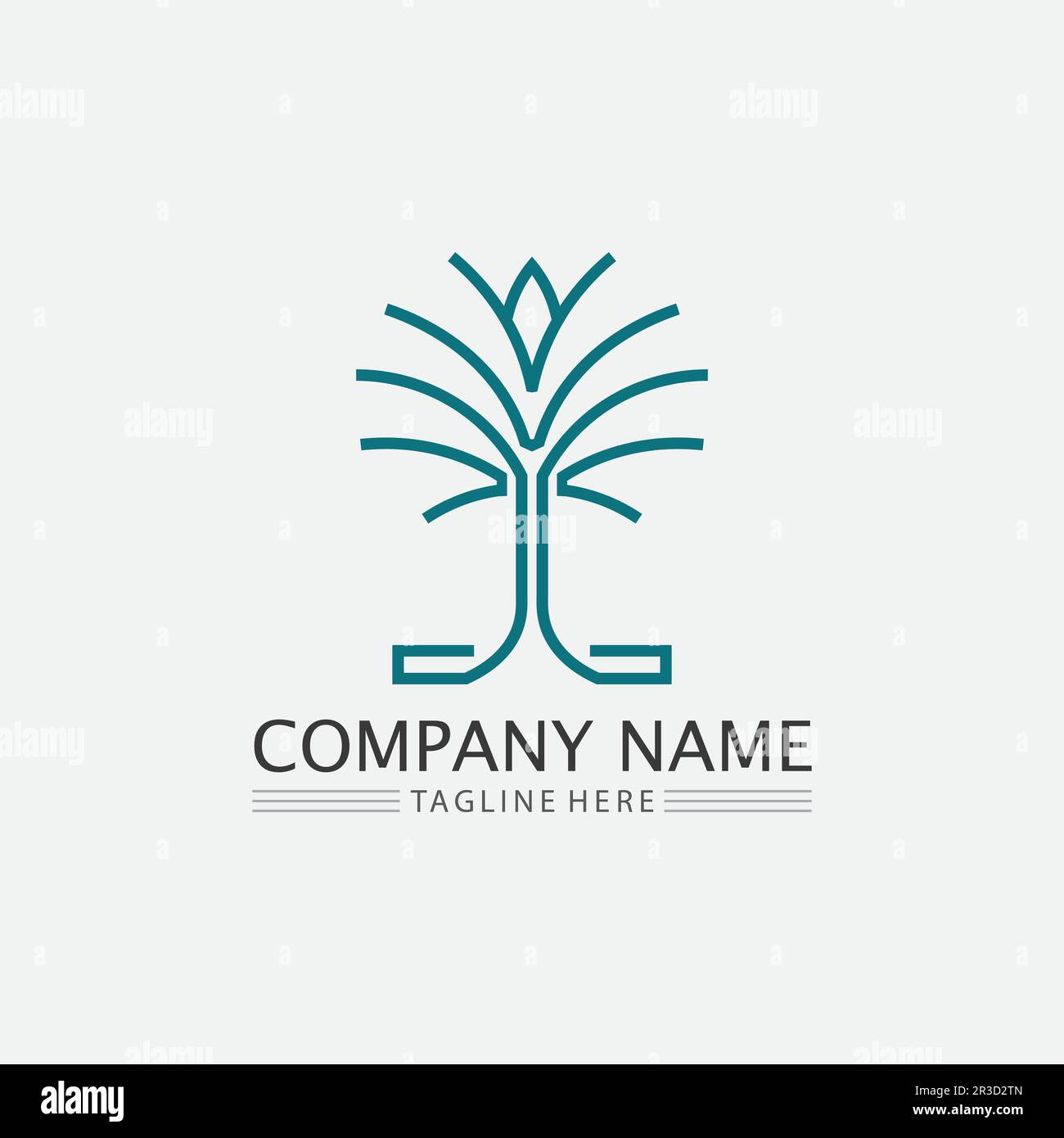 Tree leaf vector and green logo design friendly concept Stock Vector