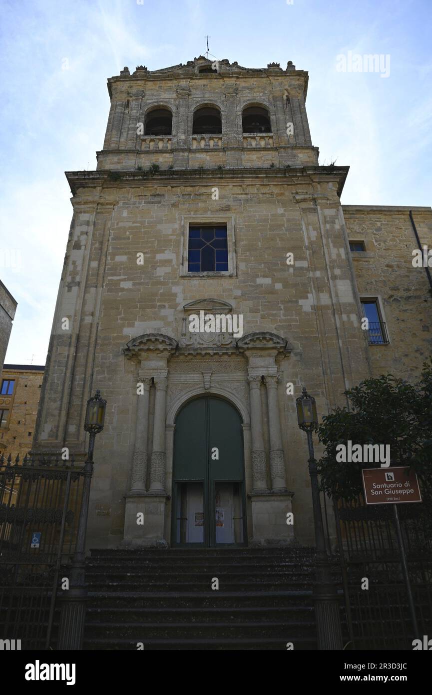 Landscape With Scenic Exterior View Of The Baroque Style Santuario Di