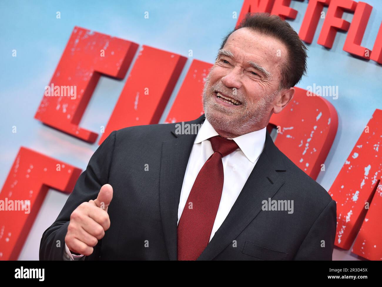 Los Angeles, USA. 22nd May, 2023. Arnold Schwarzenegger arriving to the