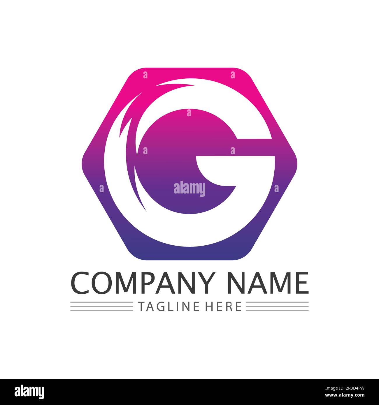 G Letter vector illustration icon Logo Template design Stock Vector