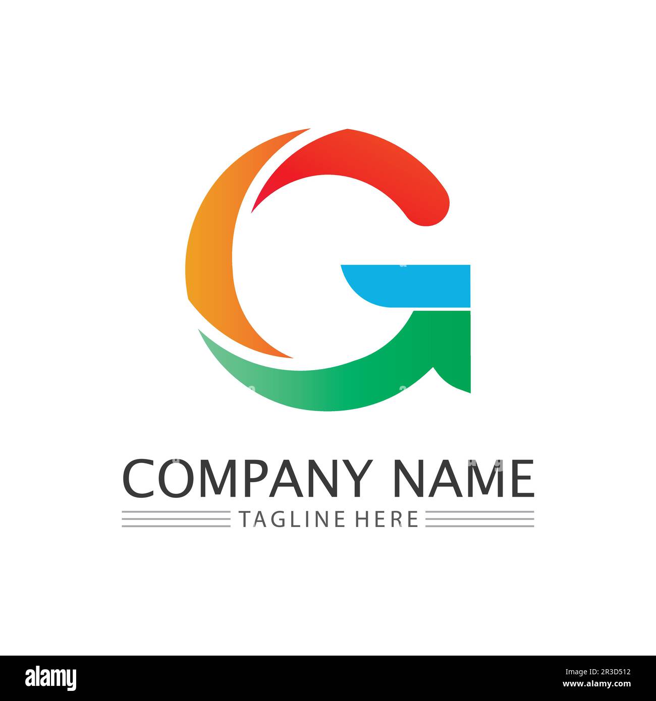 G Letter vector illustration icon Logo Template design Stock Vector ...