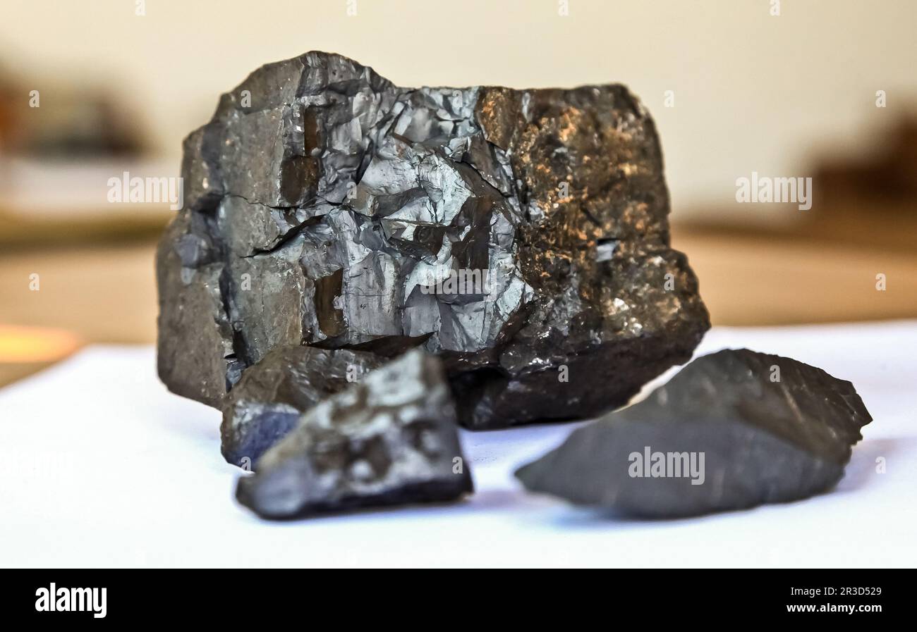 Close up of Manganese Ore Stock Photo Alamy