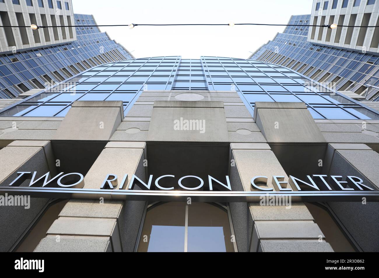 Two Rincon Center signage is seen outside of Two Rincon Center on ...