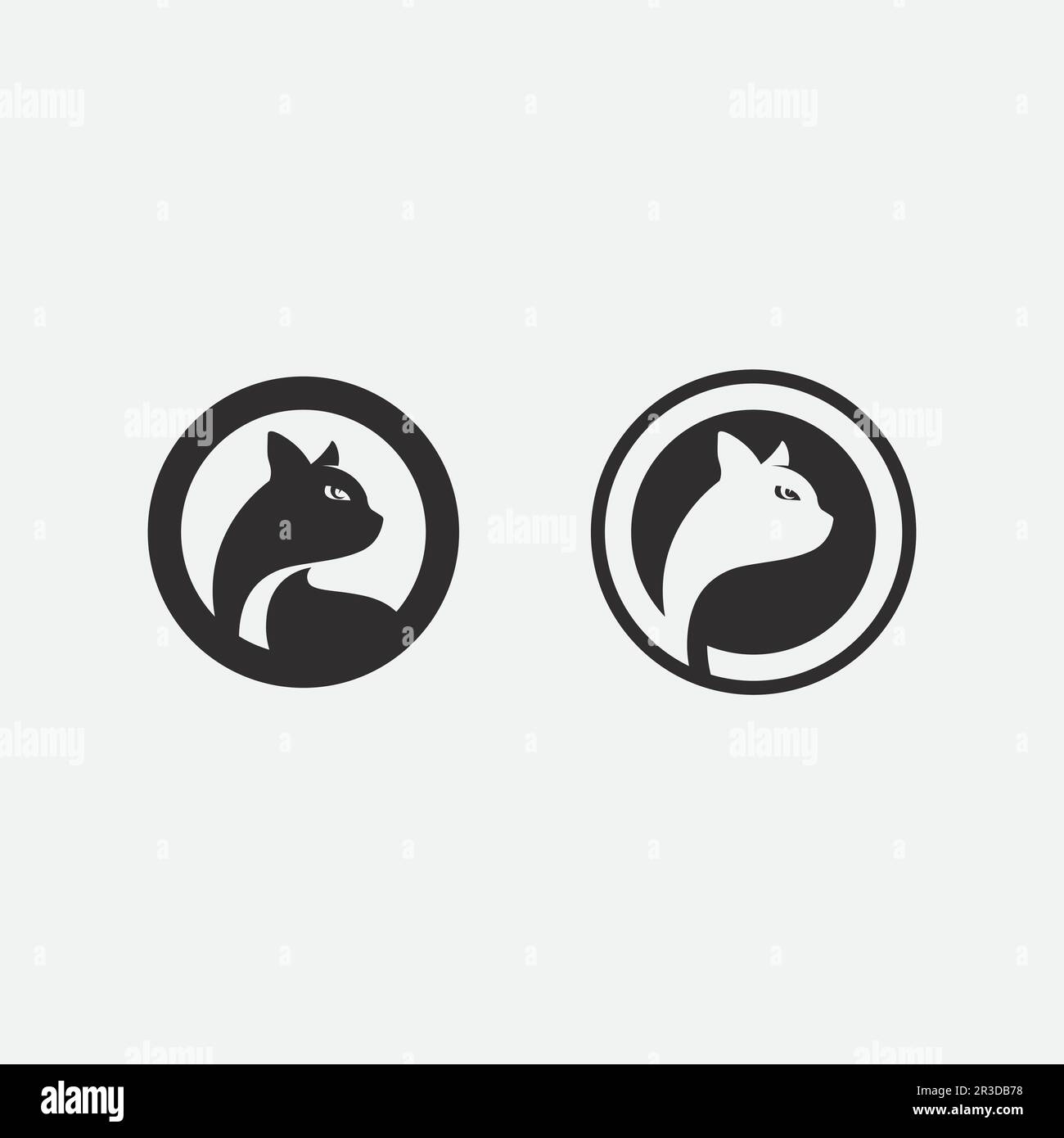 Cat Logo And Vector Animal Icon Footprint Kitten Calico Logo Dog Symbol cat-logo-and-vector-animal-icon-footprint-kitten-calico-logo-dog-symbol