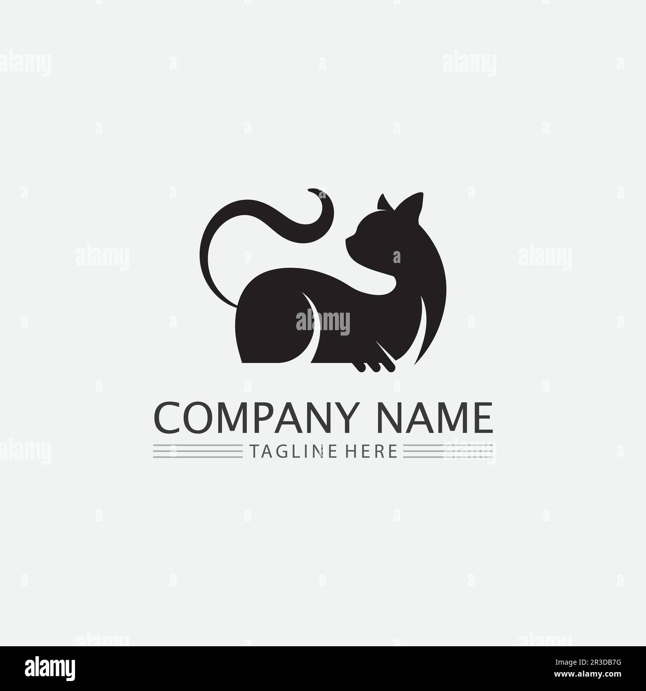 Cat Logo And Vector Animal Icon Footprint Kitten Calico Logo Dog Symbol cat-logo-and-vector-animal-icon-footprint-kitten-calico-logo-dog-symbol