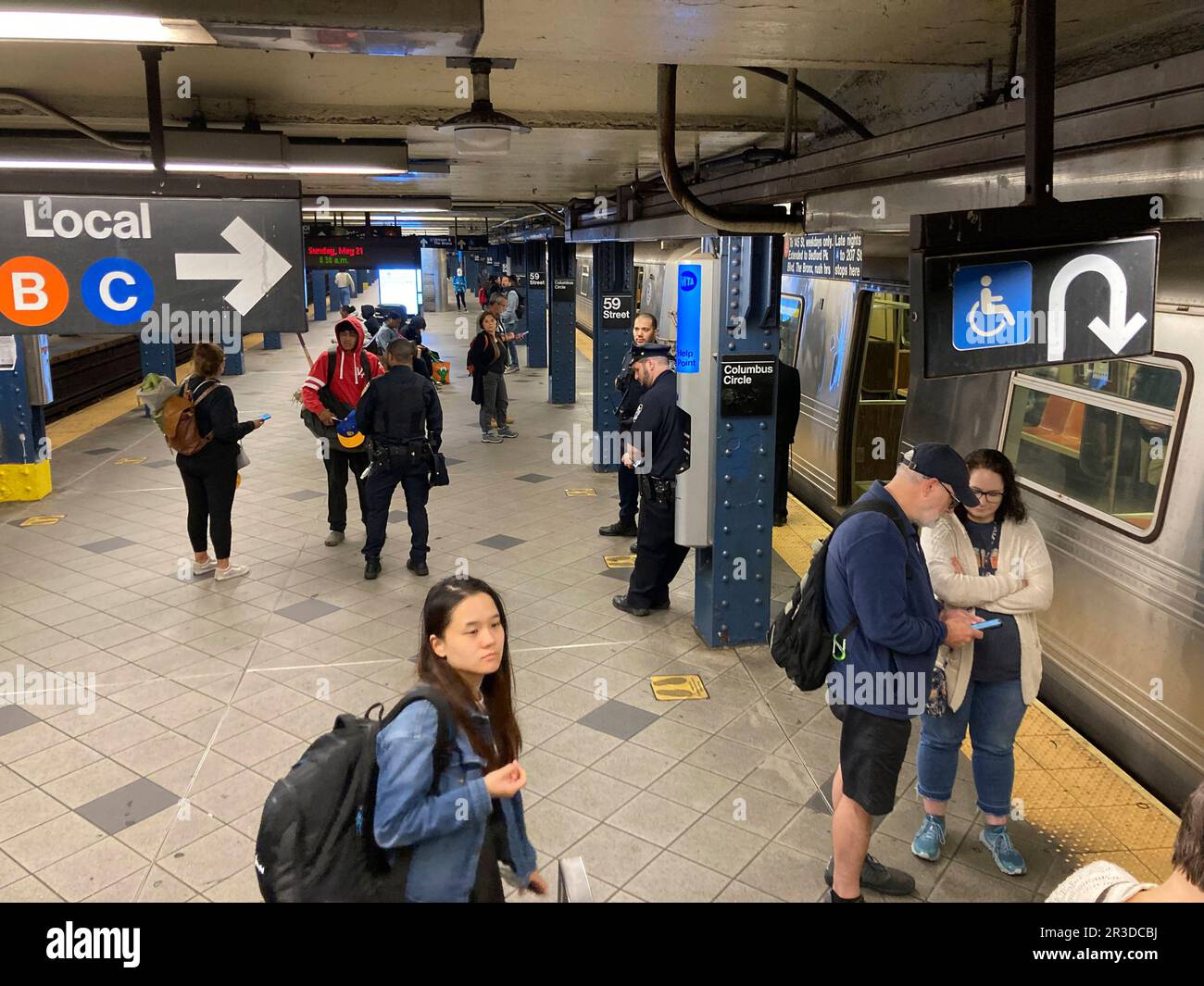 Subway Ridership Diverse police officers usa hi-res stock photography and images - Alamy