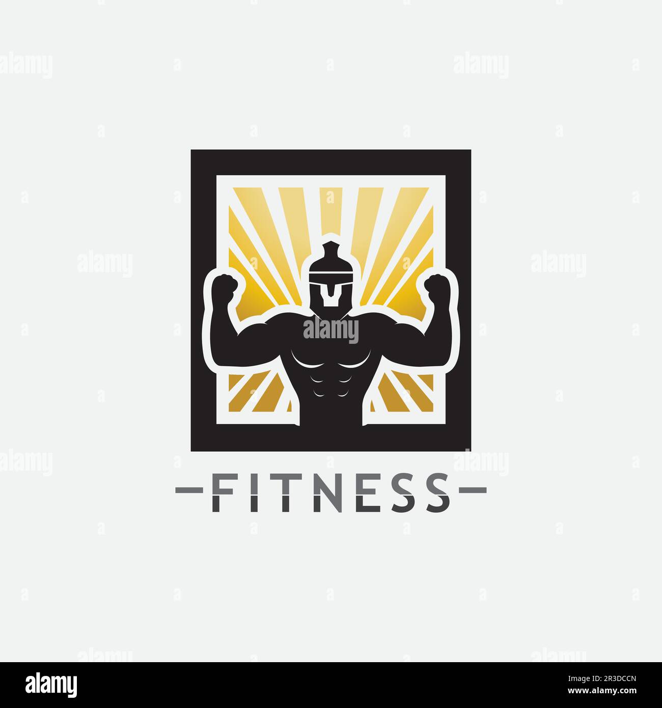 Vector object and Icons for Sport Label, Gym Badge, Fitness Logo Design ...