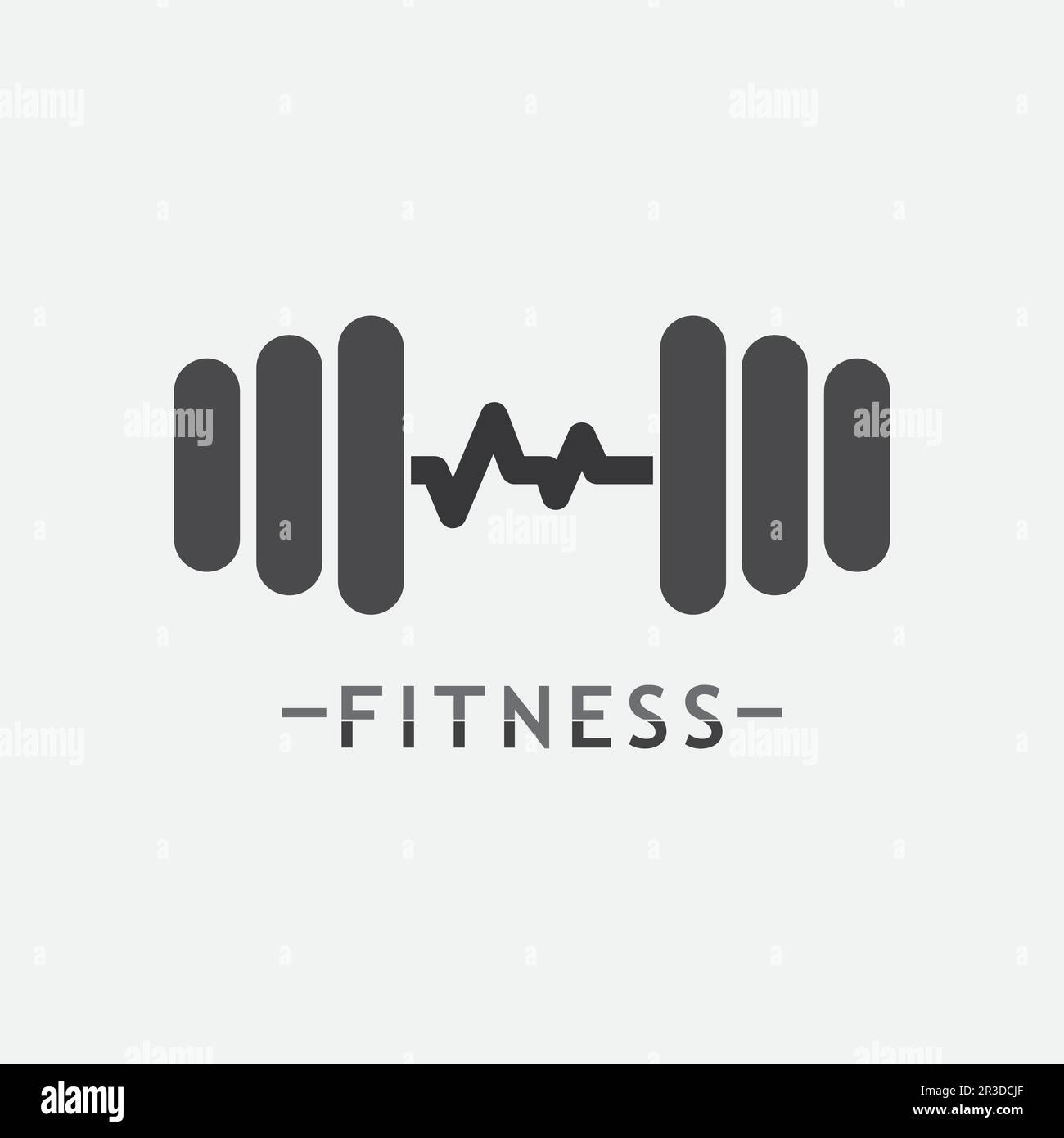 Vector object and Icons for Sport Label, Gym Badge, Fitness Logo Design