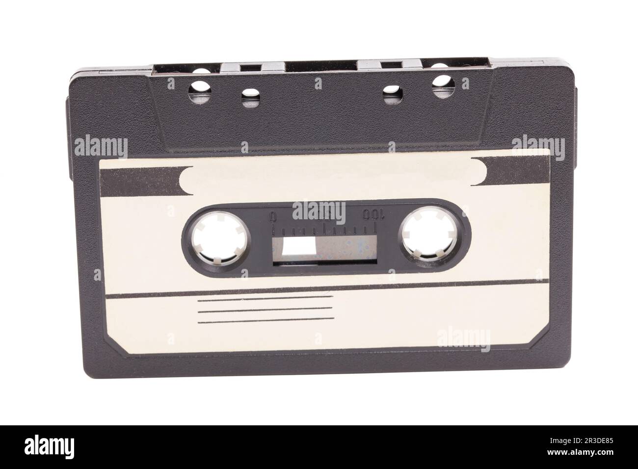 Audio cassette tape isolated on white background Stock Photo - Alamy