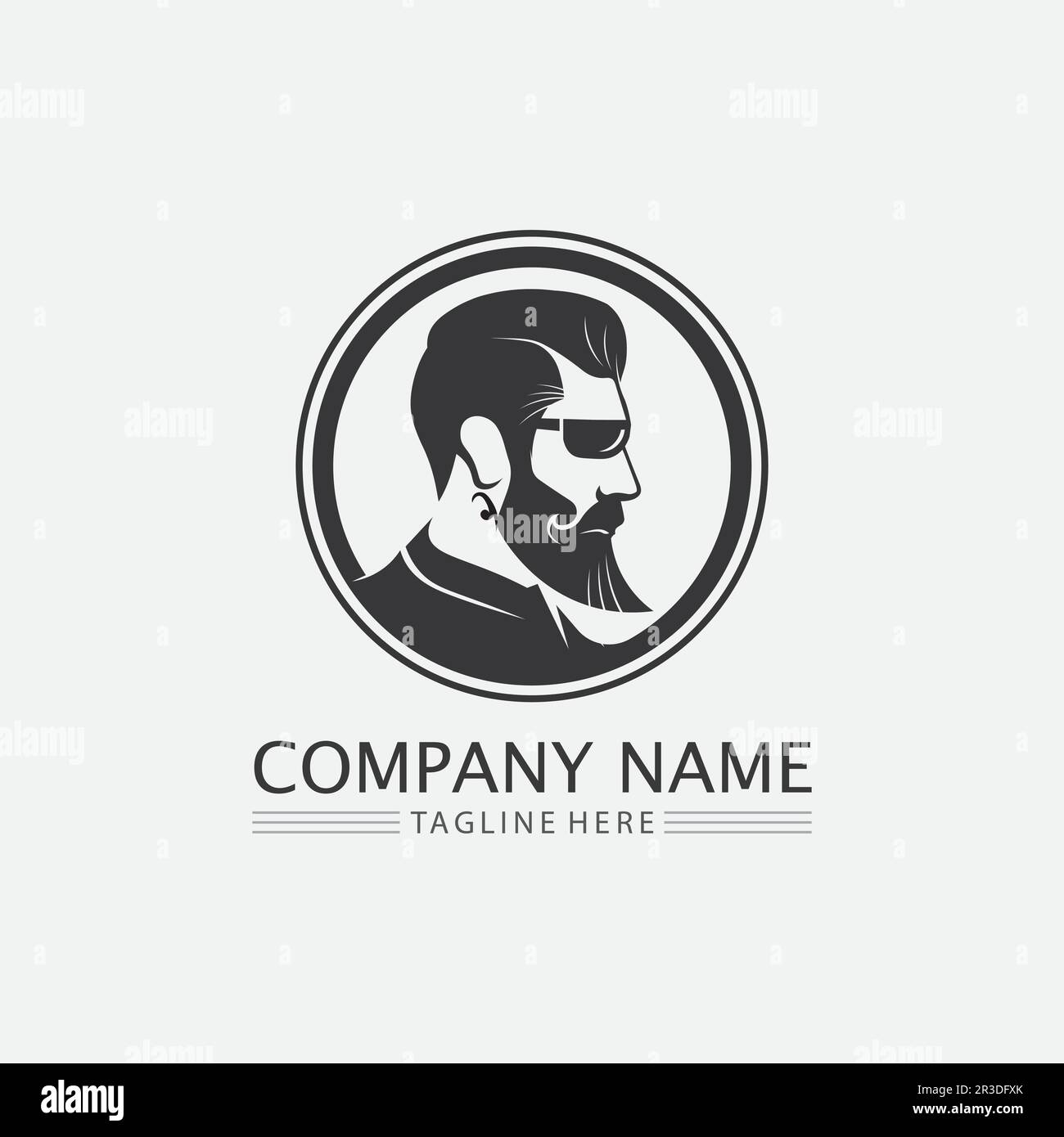 Vintage barbershop logo and design emblems labels, badges, logos ...