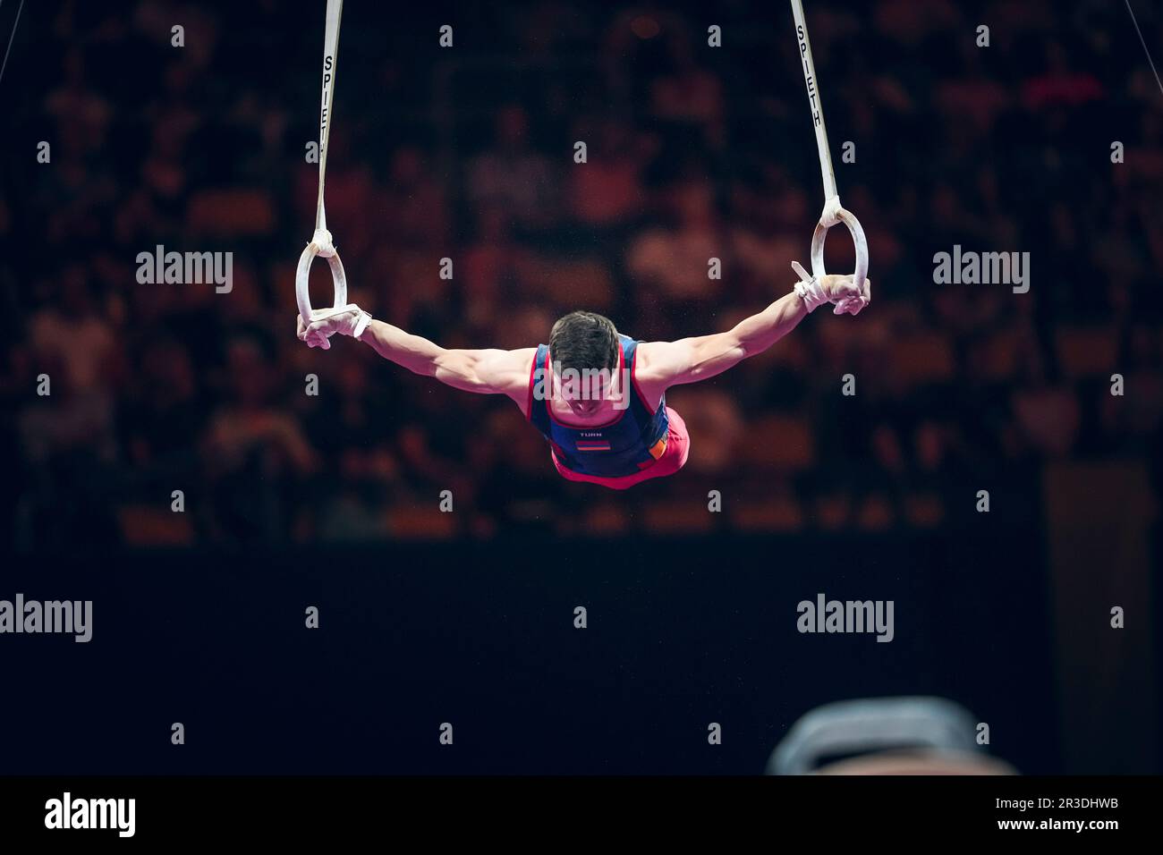 Artur Avetisyan participating in the 2022 Munich European Gymnastics