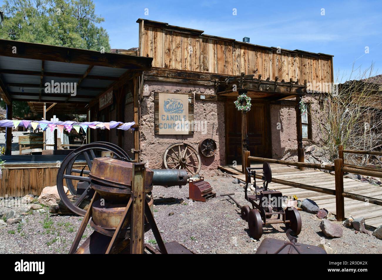 Calico, ghost town and former mining town, San Bernardino County, California, USA, North America, California Historical Landmark Stock Photo