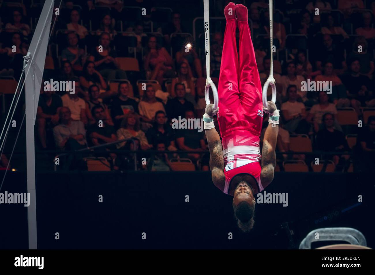 Courtney Tulloch participating in the 2022 Munich European Gymnastics