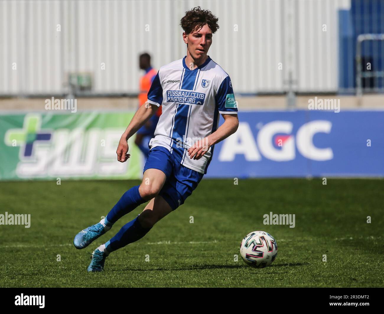 German footballer Florian Kath 1.FC Magdeburg DFB 3.Liga season 202021