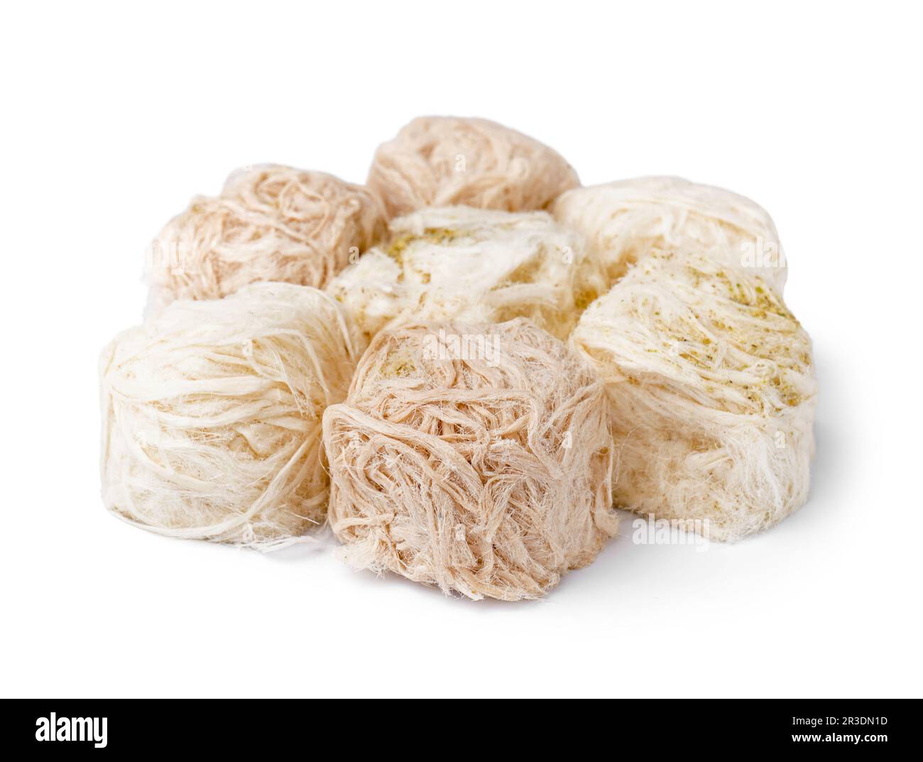 Tasty Turkish Pismaniye on white background Stock Photo - Alamy