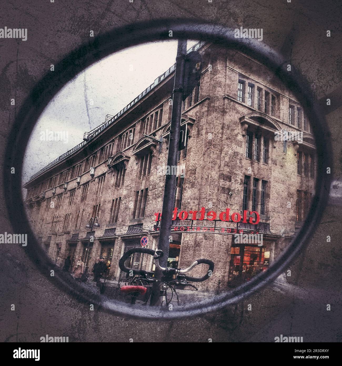 Globetrotter, Am Alten Posthof, Old Town North, Cologne, NRW, Rhineland Stock Photo