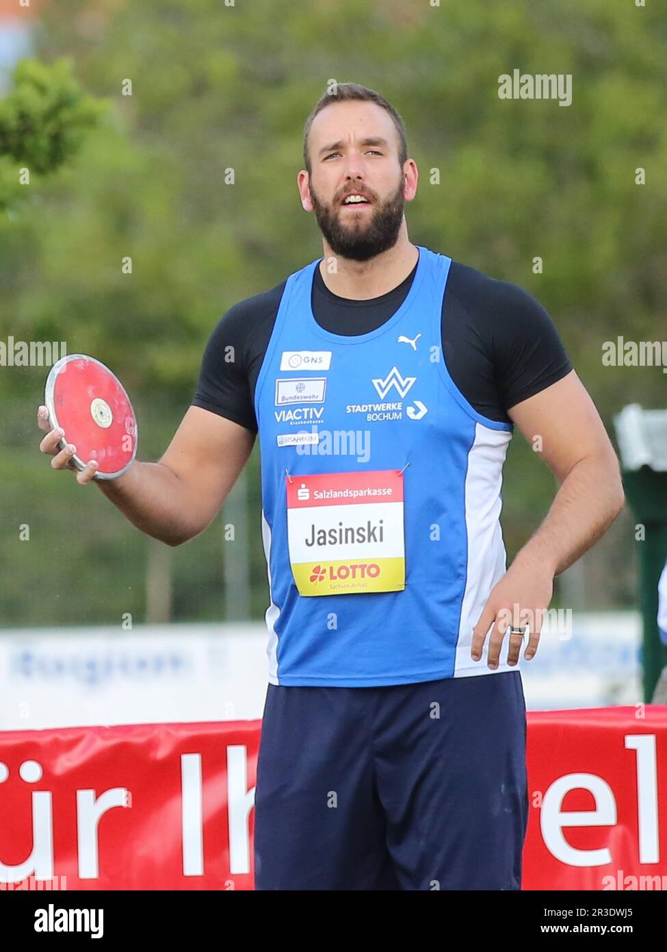 German discus thrower Daniel Jasinski TV Wattenscheid 01 at SchÃ¶nebeck