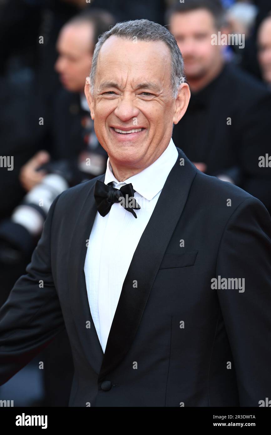 Tom Hanks attending the premiere for Astroid City during the 76th Cannes Film Festival in Cannes