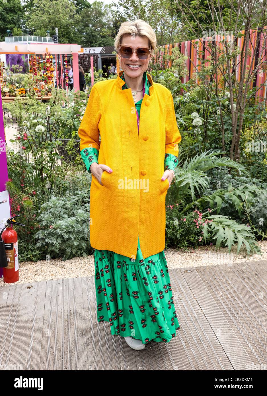 London, UK. 22nd May, 2023. Kate Silverton attending the press day for the RHS Chelsea Flower Show 2023 in London. Credit: SOPA Images Limited/Alamy Live News Stock Photo