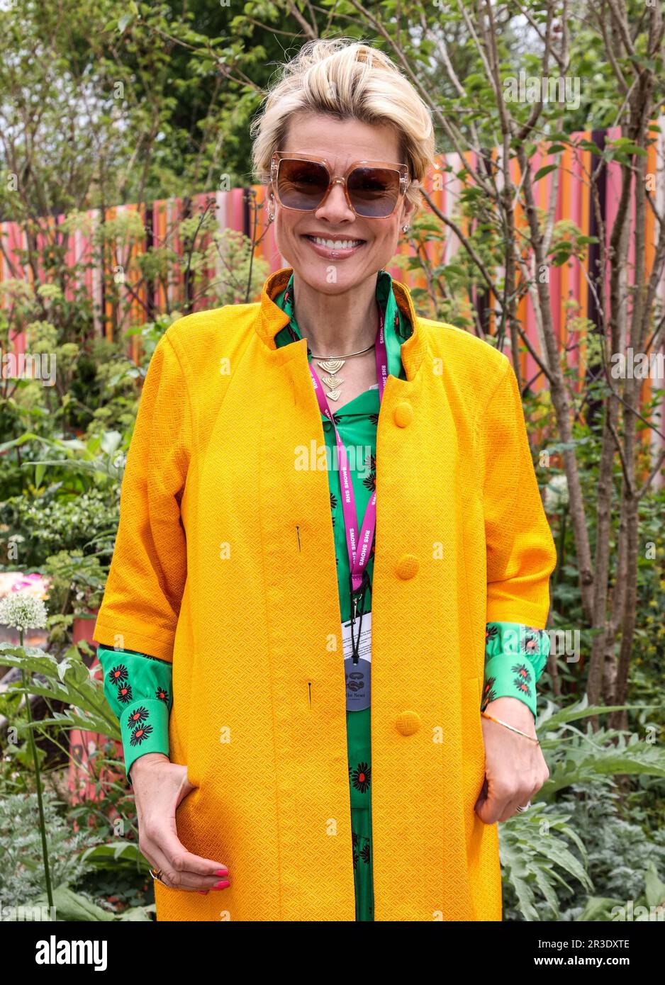 London, UK. 22nd May, 2023. Kate Silverton attending the press day for the RHS Chelsea Flower Show 2023 in London. Credit: SOPA Images Limited/Alamy Live News Stock Photo