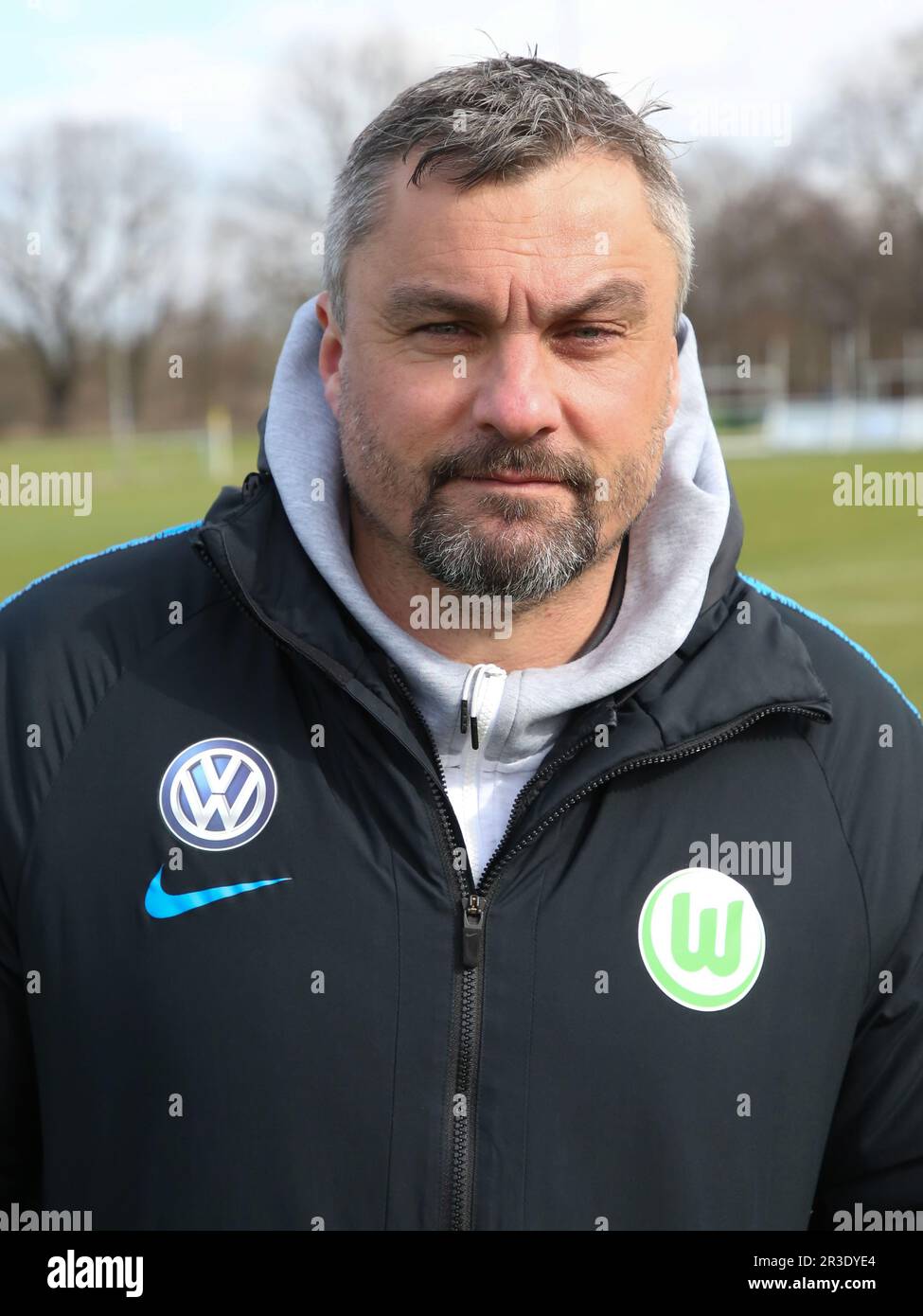 Head Coach Thomas Reis VfL Wolfsburg U19 A-Junioren Bundesliga North/Northeast Season 2018-19 Stock Photo