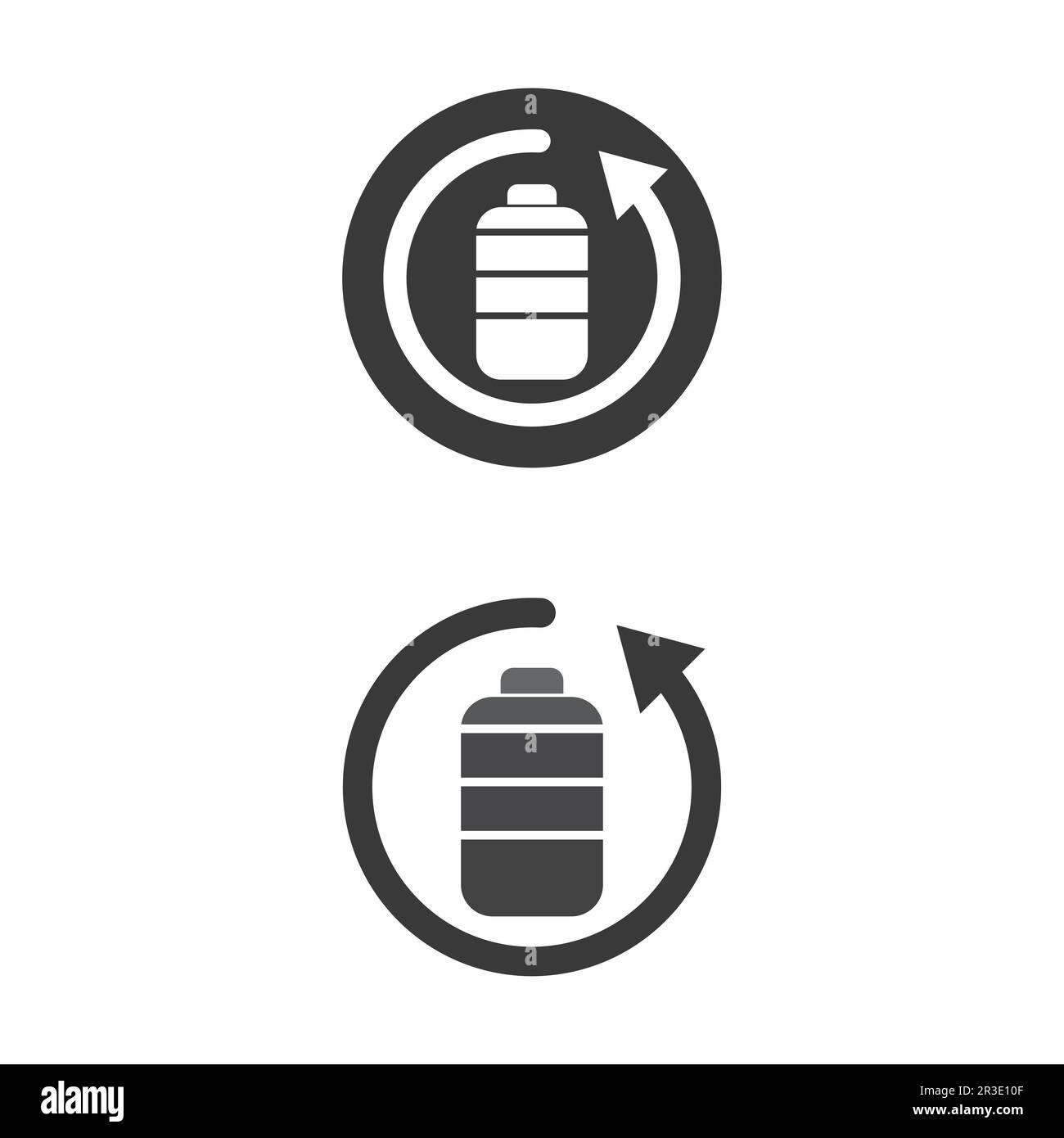 Battery icon and charging, charge indicator Vector logo design level ...