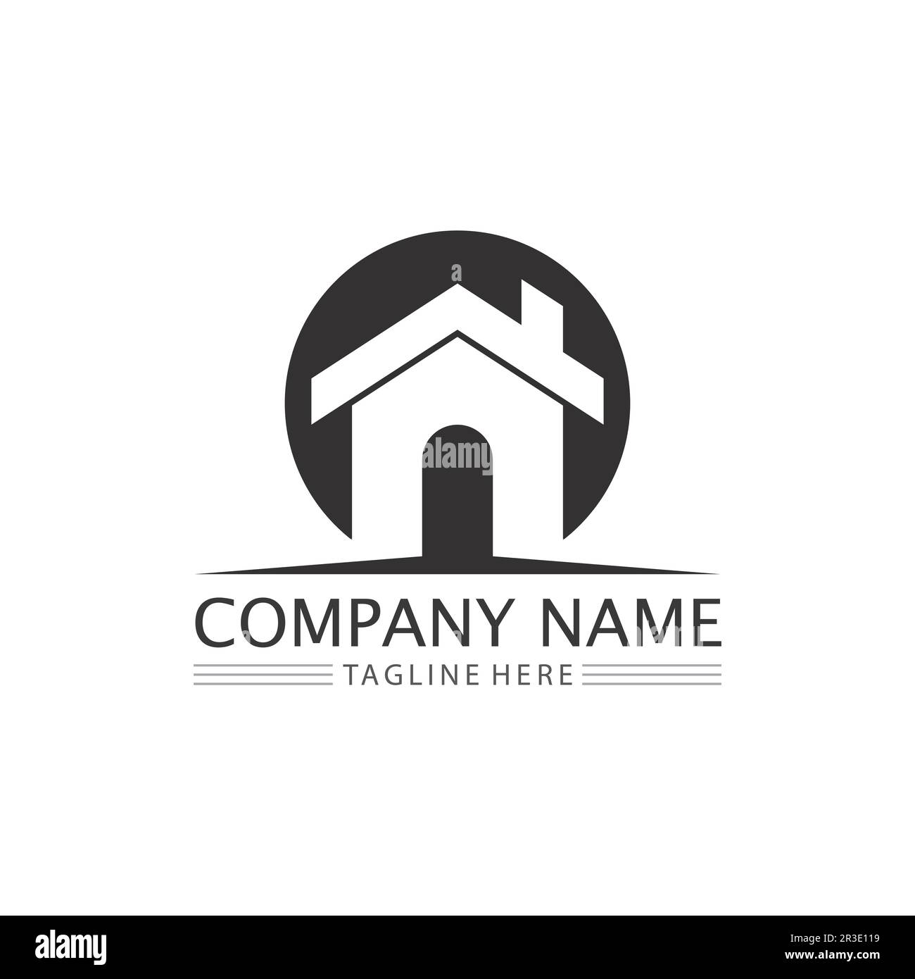 Real estate and home buildings vector logo icons template Stock Vector ...