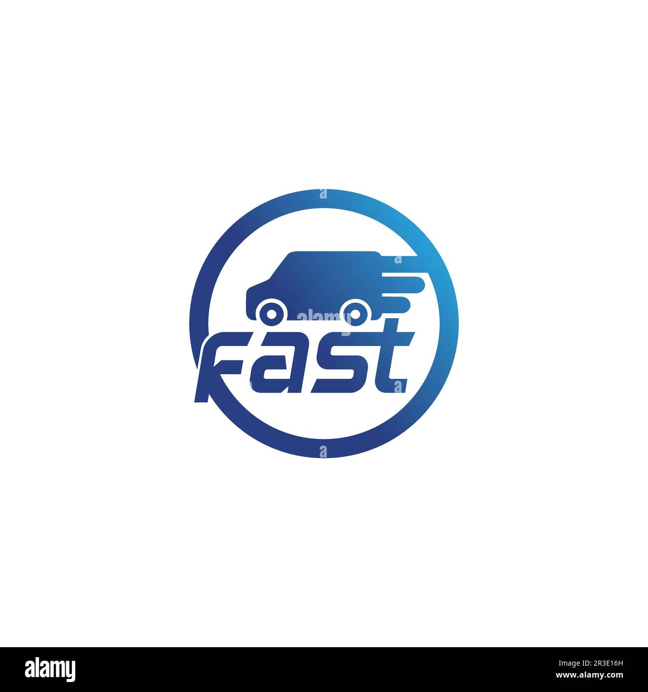 Faster Logo Template vector icon illustration design Stock Vector