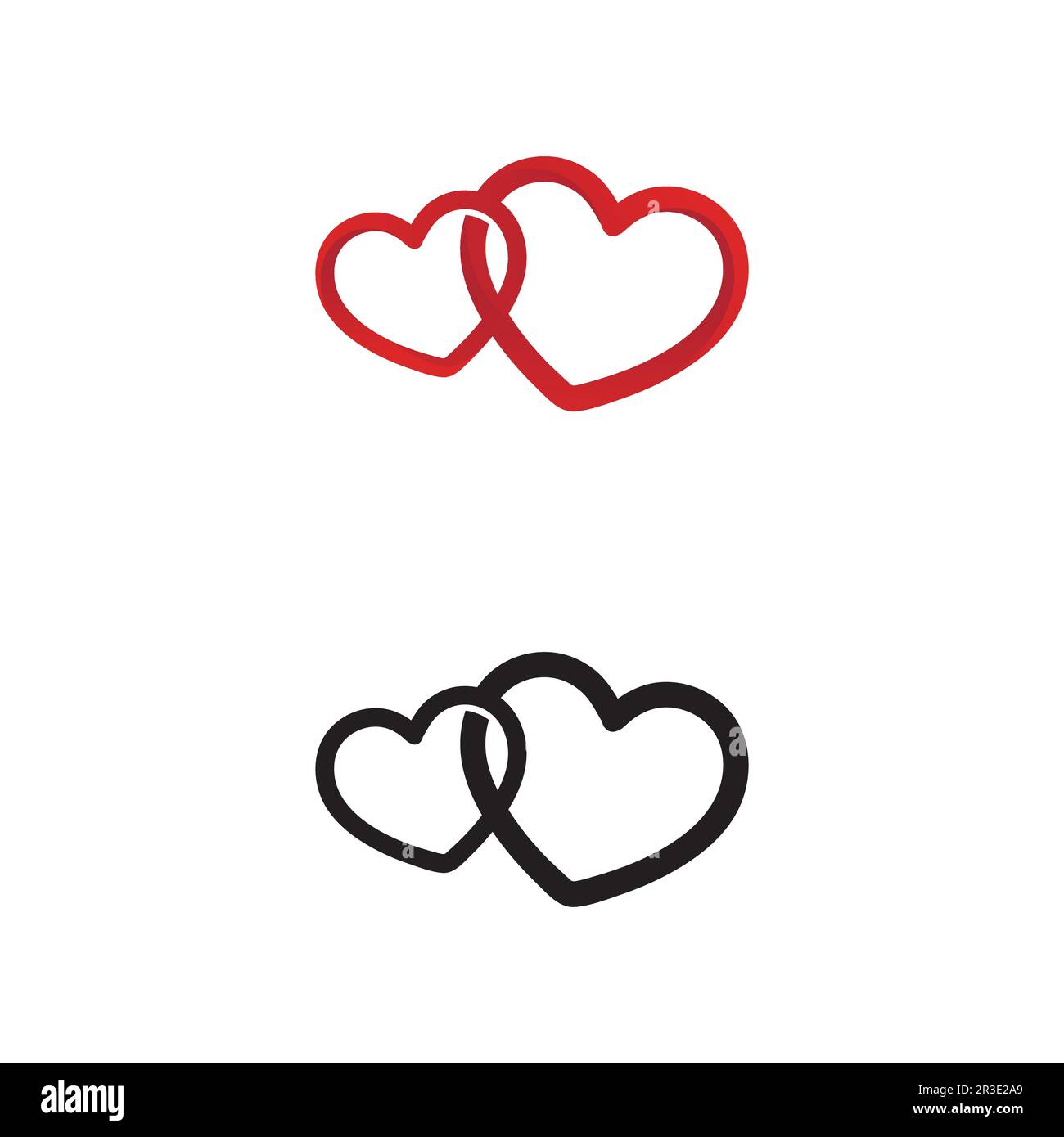 Heart logo and Beauty Love Vector icon illustration design Template ...