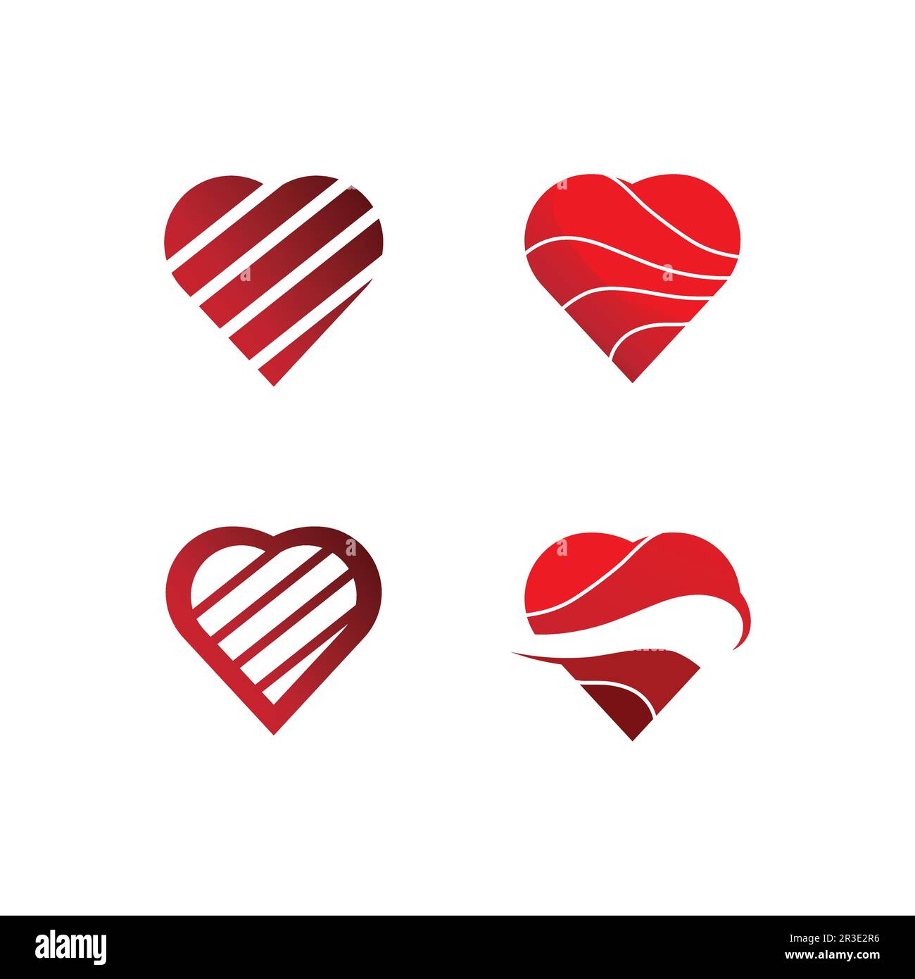 heart shape for love symbols Stock Vector Image & Art - Alamy