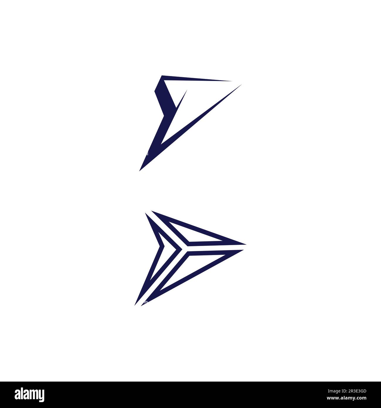 Arrow vector illustration icon Logo Template design Stock Vector Image ...