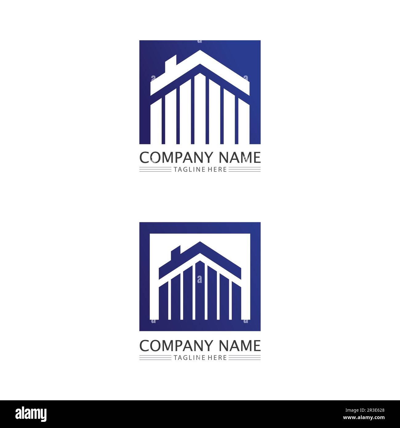 Real estate and home buildings vector logo icons template Stock Vector ...
