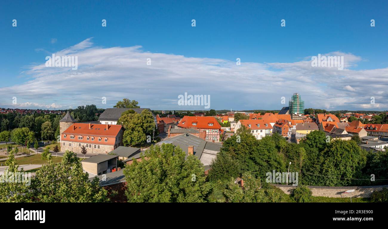 Harzgerode Aerial photos from Harzgerode in the Harz Mountains Stock Photo - Alamy