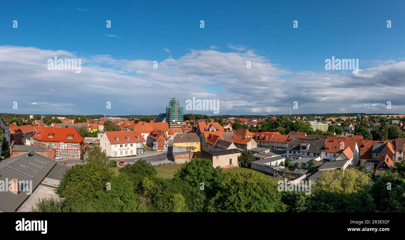 Harzgerode Aerial photos from Harzgerode in the Harz Mountains Stock Photo - Alamy