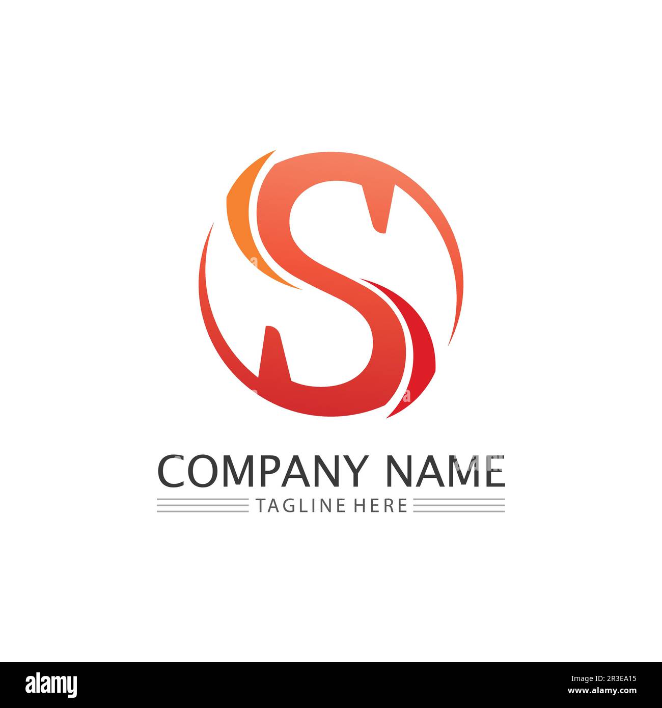 S font logo Business corporate S letter logo design vector Stock Vector ...