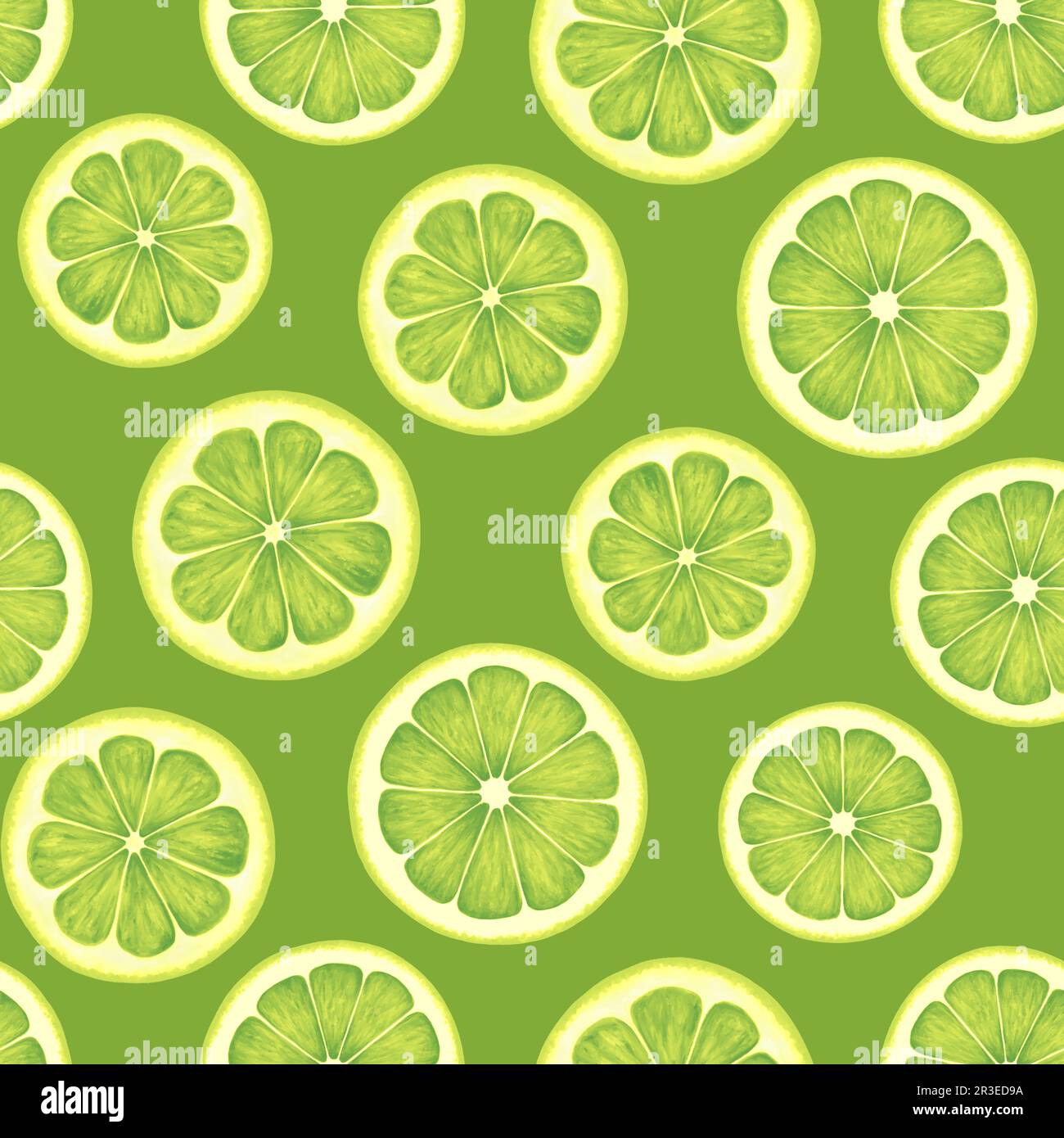Citrus fruit seamless pattern. Colorful vivid print with juicy lemon ...