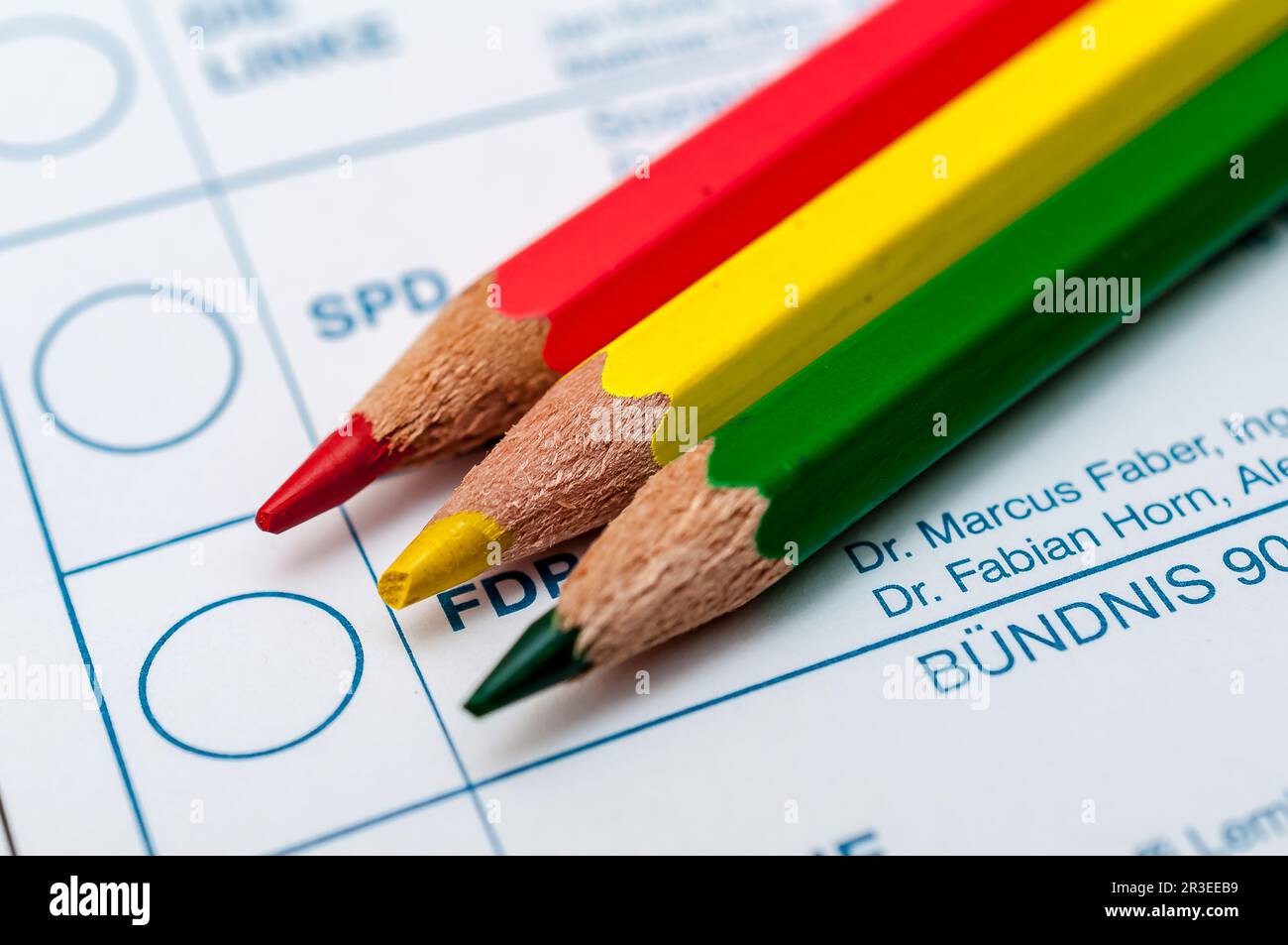 Traffic Light Coalition Bundestag Election 2021 Stock Photo Alamy
