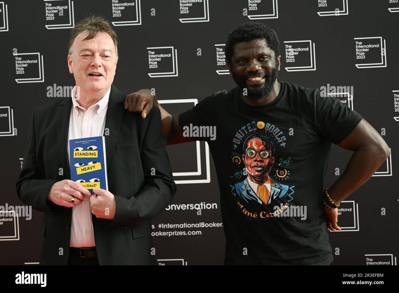 London, UK. 23rd May, 2023. GauZ is a author and Frank Wynne is a Irish