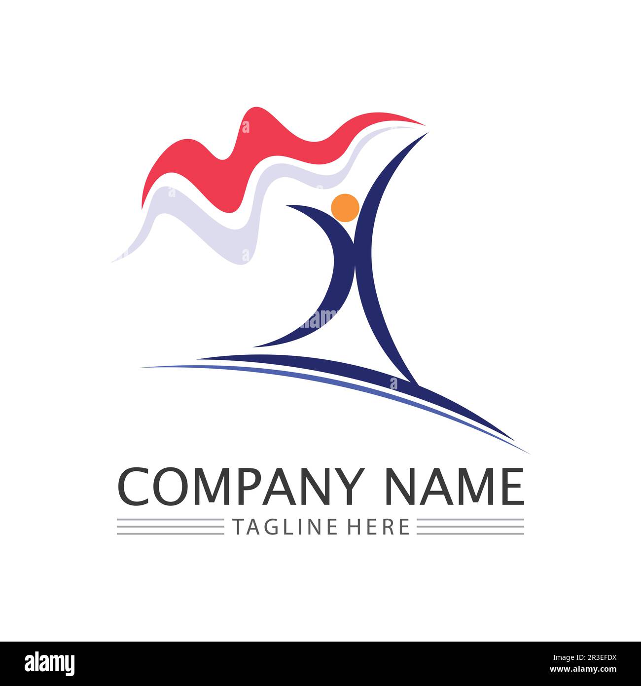 People Icon work group Vector  logo illustration design Stock Vector